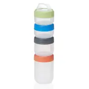 Humangear Stax Travel Containers (Small Size) - Clear / Spectrum