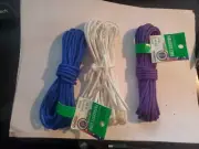 Lot 3-BRAND NEW - Authentic Parachute cord - 18ft long NEW WITH TAG