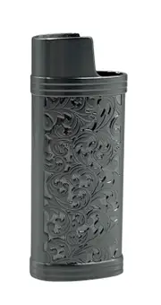 Silver Metal Lighter Case Cover Holder Sleeve Pouch For BIC Mini Lighter J25