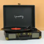 Bluetooth Vinyl Record Player 3 Speeds f/ 7" 10" 12" Vinyl Record+Power Adapter