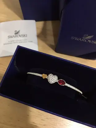 正品Swarovski施華洛世奇超美愛心手鍊