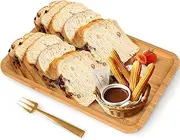 Skovtree Bamboo Trays for Serving Food, Serving Trays and Platters, Coffee Tray, Decorative Tray (33x23x2 CM)