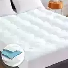 Memory Foam Mattress Topper Cover Matress Pad Deep Pocket Breathable Bamboo New