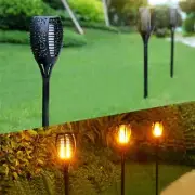 Flickering landscape Dancing Fire Flame Solar Light Torch Garden Path Lamp