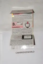 LEITZ LEICA MINILUX CAMERA ORIGINAL NEW INSTRUCTION TIPS GUIDE in GERMAN