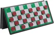 Gogogmee Checkers Set for Boys and Girls Adults 32cm Large Folding Chessboard Educational Toy Early Learning Memory Training