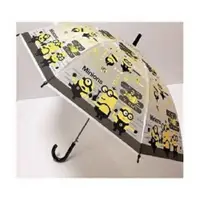 在飛比找樂天市場購物網優惠-大賀屋 小小兵 特務 透明 雨傘 長傘 MINIONS 傘 