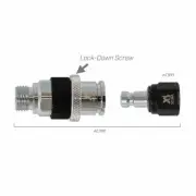 Brass Quick Disconnect w/ Lock-Down for 2nd Stage Scuba Regulator - XS AC990