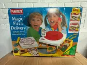 VINTAGE PLAYSKOOL MAGIC PIZZA DELIVERY PLAY SET W/ ORIGINAL BOX TESTED & WORKS