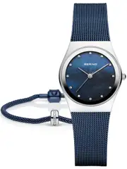 Bering 12927-307-GWP Blue Stainless Steel Womens Watch