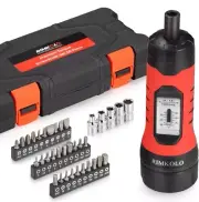 1/4 Drive Torque Screwdriver Wrench Set 36piece 10 To 65 In.lb Torque Wrench Se