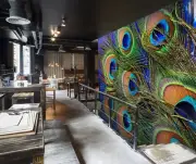 3D Peacock Feather ZHUA15635 Wallpaper Wall Murals Removable Self-adhesive Amy