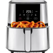 TurboFry Touch Air Fryer - XL 7.5L, 1800W, 4 Presets, No Oil, Nonstick, Auto Shutoff, Stainless Steel
