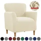 Small Single Sofa Cover Corn Kernel Fabric Stretch Armchair Covers Protector 1PC