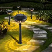 360° Proyector Luces Lamparas Luz Led Solares Luces Para Exterior Patio Césped