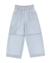 Logo casual pants 12,12 light blue