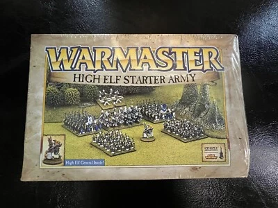 Warmaster - High Elf Starter Army - Factory Sealed, NIB, OOP, Metal