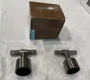 Brizo Litze HL70433-SL 3 1/2" T-Lever Two-Handle Tub Filler Kit LUXE STEEL NEW