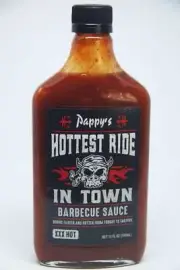 Pappy's Hottest Ride in Town Barbecue Sauce 375ml