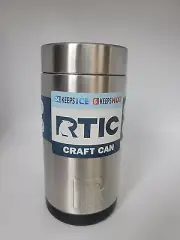 RTIC Craft Can Stainless Steel Insulated 16oz NEW Silver