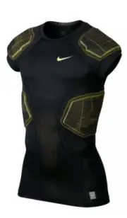 NIKE Pro Combat Hyperstrong 3.0 Compression 4 Pad Camo Football Shirt Mens Sz M