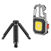 Mini LED Key Chain Lights Bottle Opener For Path 80*45*23mm Aluminum Alloy+PC