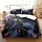 f1432 Bed Sheets Game Arknights Bedding Set,Duvet Cover Comforter Bed Set Quilt Cover Pillowcase,King Queen Twin Size Boys Girls AdultsBed Sheets Rt