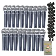 (20 PACK) Handheld Microphones FAT TOAD | Studio Recording Unidirectional Mics