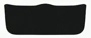 ATATNK Compatible for BYD Yuan UP 2024-Present Car PU Leather Anti-Kick Trunk Pad Weather Dustproof Protect Tailgate Sticker Auto Accessories(Carbon Black)