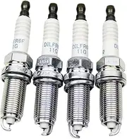 Spark Plug 4Pcs 12290-Rbj-003 Dual Iridium Spark Plug Dilfr6F11G For Honda For Insight For Jazz Fit 1.3 2010 2011 For Civic Ix 1.5 Dilfr6F-11G