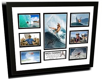 MICK FANNING #2 SIGNED LIMITED EDITION FRAMED MEMORABILIA