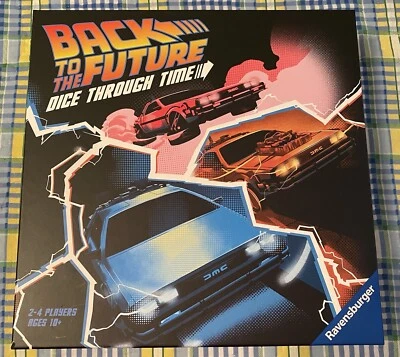 Back to the Future: Dice Through Time Board Game Family Fun Nostalgia NEW Sealsd
