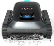 Cordless Robotic Pool Cleaner, Pool Vacuum for Inground Pools, Wall and Waterlin