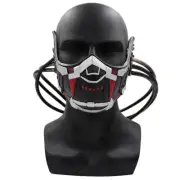 Halloween Code Vein Mia Karnatein Cool Game Latex Mask Cosplay Props US