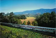 AMTRAK Amtrak issued card, between the mountains and the sea California