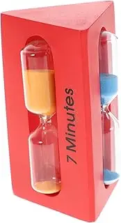 ASAKKURA Multifunctional Hourglass Timer 3/5/7 Minute Egg Timer Boys and Girls Classroom Clock Sturdy Design Home Office Decor Reliability