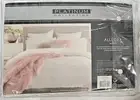 Logan & Mason Platinum Collection Allegra White Quilt Cover Set - QUEEN BED
