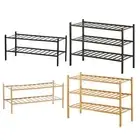 Shoe Shelf Bamboo Shoe Storage Organizer for Kitchen Dormitory Living Room