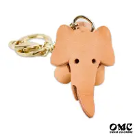 在飛比找蝦皮商城優惠-【OMC】全牛皮大象造型鑰匙圈吊飾
