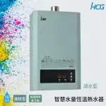 【HCG 和成】16公升智慧水量恆溫熱水器-湖水藍-2級能效-NG1/LPG(GH1688B-原廠安裝)