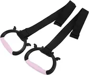 Milisten 2PCS Pull Up Rings Hanging Gymnastic Rings for Indoor Fitness Equipment Safe and Comfortable Pull Up Aid for Home Workouts and Strength Training