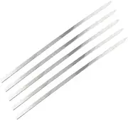 NULYLU 5Pcs Skewers Practical Barbecue Tools for Outdoor Cooking Easy to Clean and Reusable Long for Family BBQ and Kebab Grilling