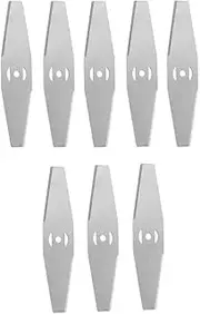 8pcs Weed Eater Replacement Blades,Brush Cutter Metal Lawn Cutter Rotary Weed Brush Blades Weed Eater Razor Trimmer Head for Garden Mower,Cutting Grass Weeds, Underbrush, Thorns
