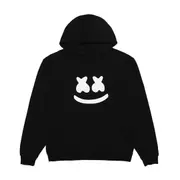 Smile Hoodie (Youth) — Black pure cotton