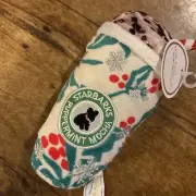 Starbarks Puppermint Mocha Holiday Holly by Haute Diggity Dog Toy NEW