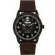 Timberland NORTHBRIDGE系列 經典型男腕錶 皮革錶帶-黑/咖啡45mm(TDWGA2152104)