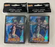 Naruto Sasuke Uchiha Ninja Star CCG Card Sleeves NEW Sealed TCG 2 Pack LOT 100