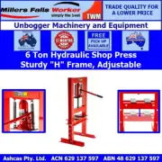 TWM Millers Falls 6 Ton Hydraulic Shop Press