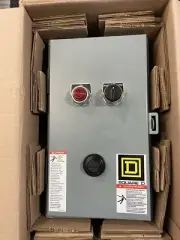 SQ D Single Phase Combination Size 0 115/230 Motor Starter HOA