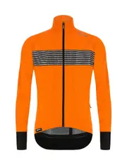Santini Guard Mercurio Rain Jacket - Fluro Orange Size L